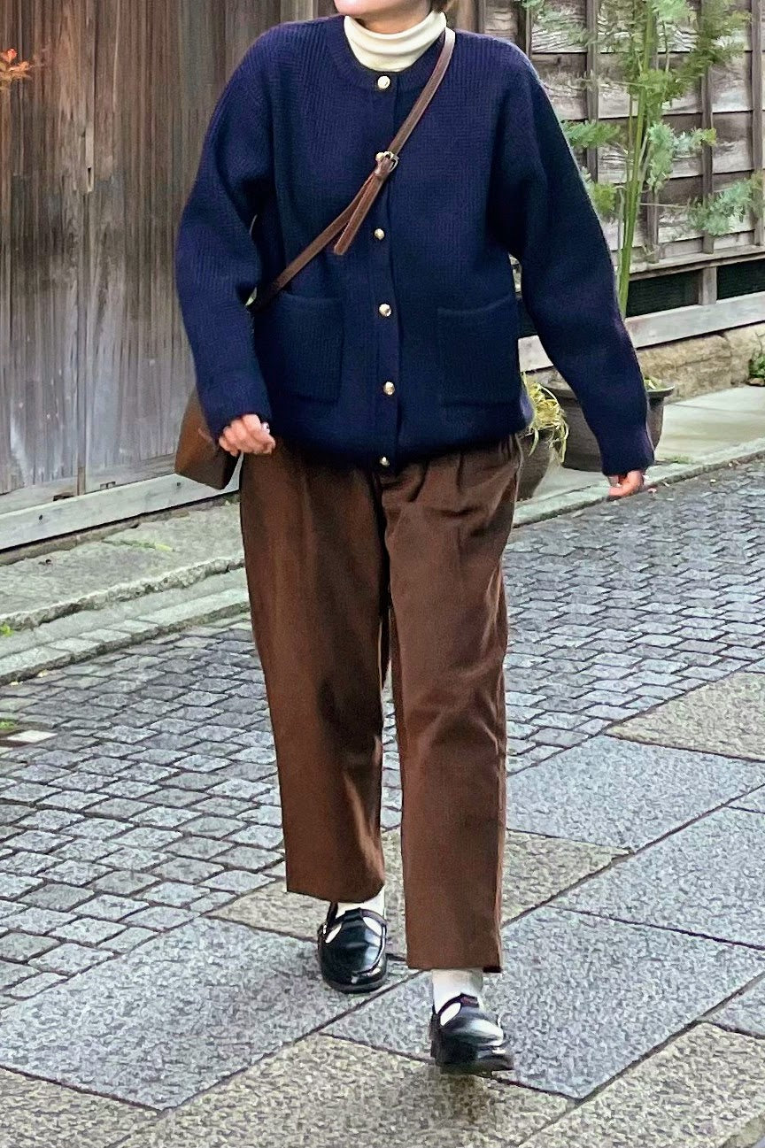 ツータックコーデュロイパンツ CPA21010