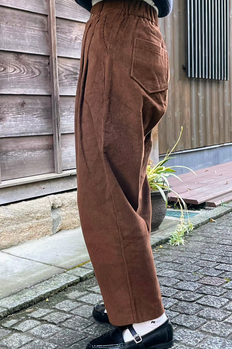 ツータックコーデュロイパンツ CPA21010