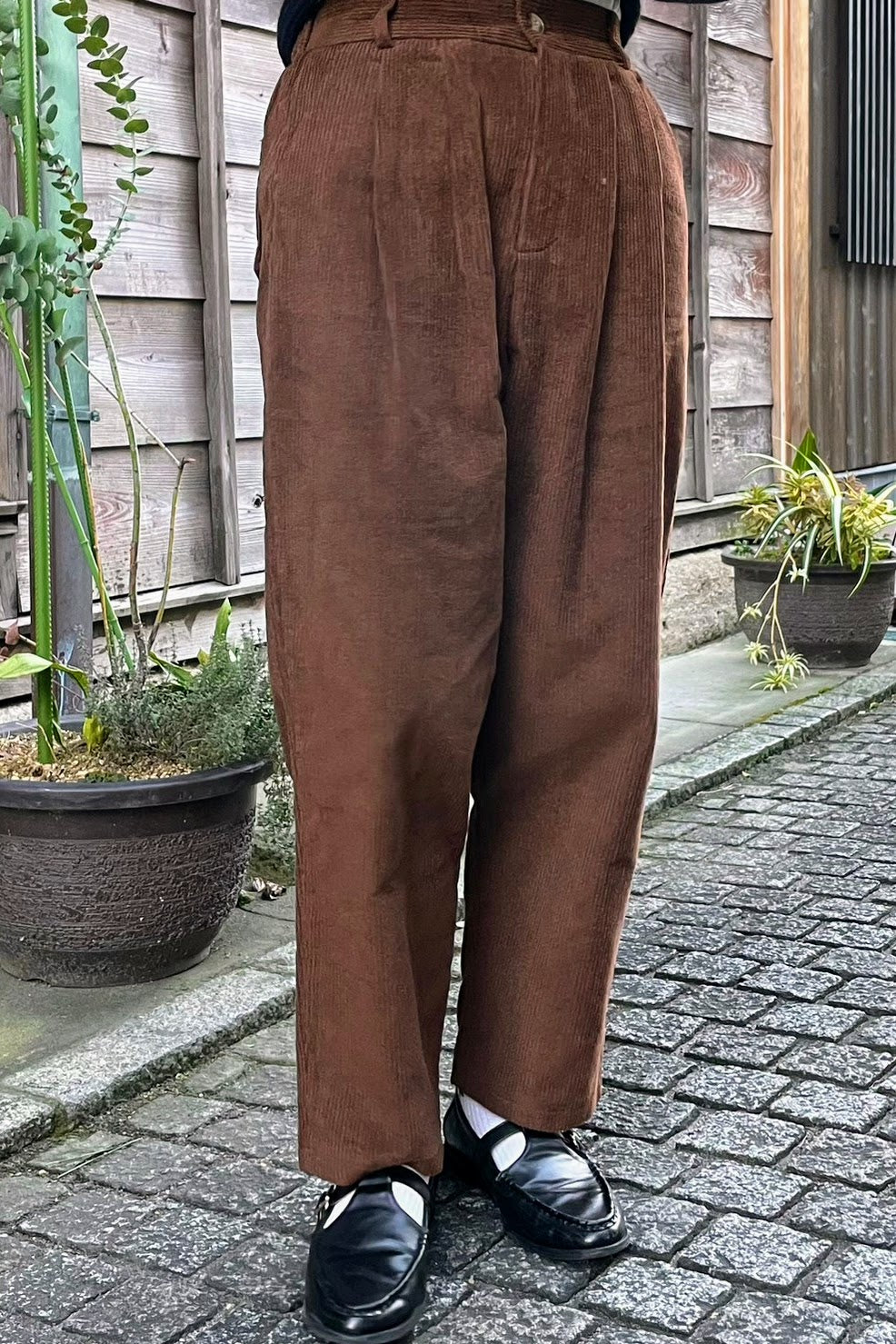 ツータックコーデュロイパンツ CPA21010