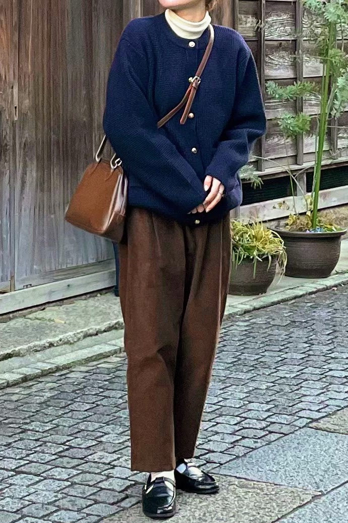 ツータックコーデュロイパンツ CPA21010