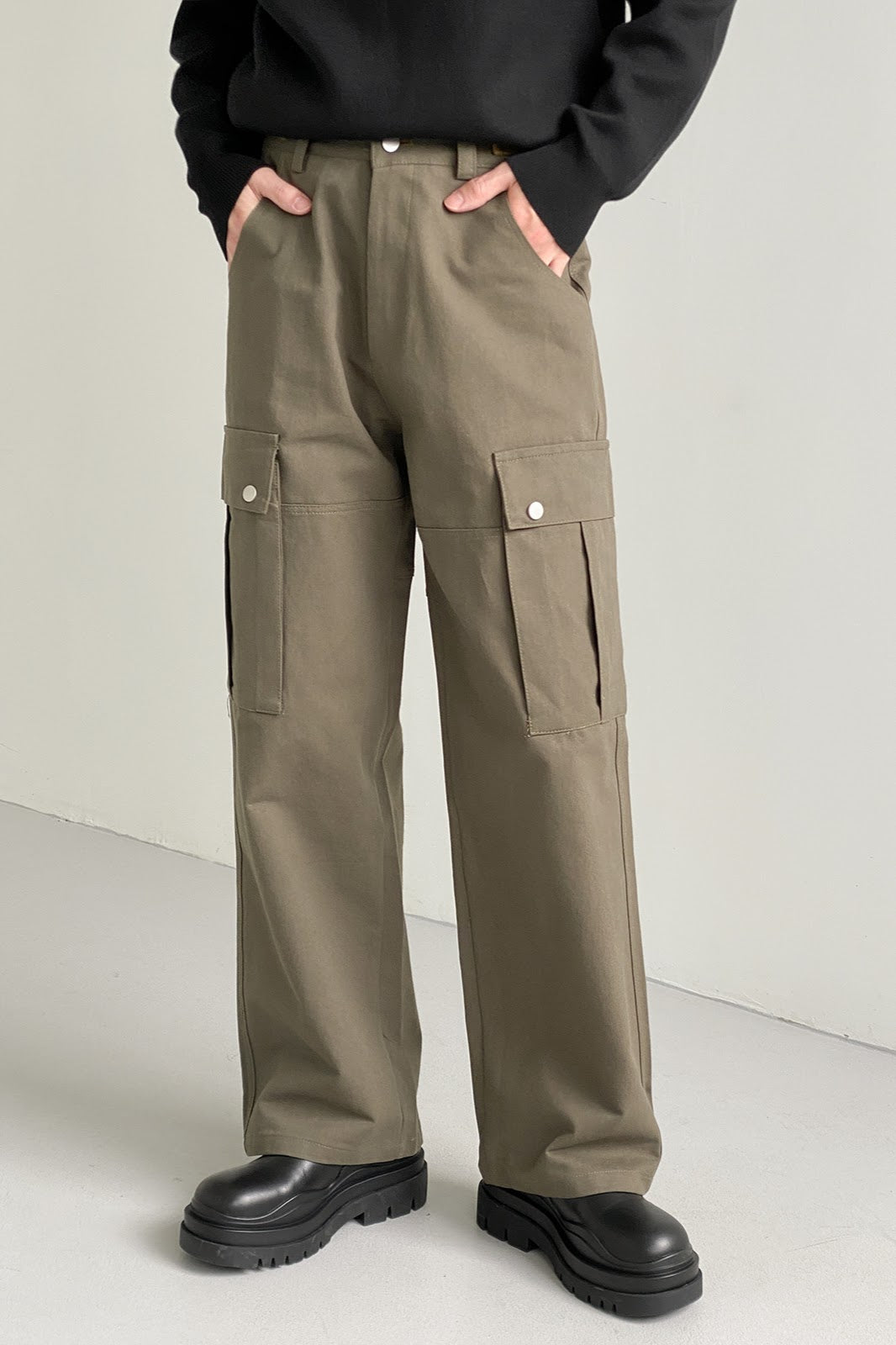 ハイウエストストレートカーゴパンツ SBA03008