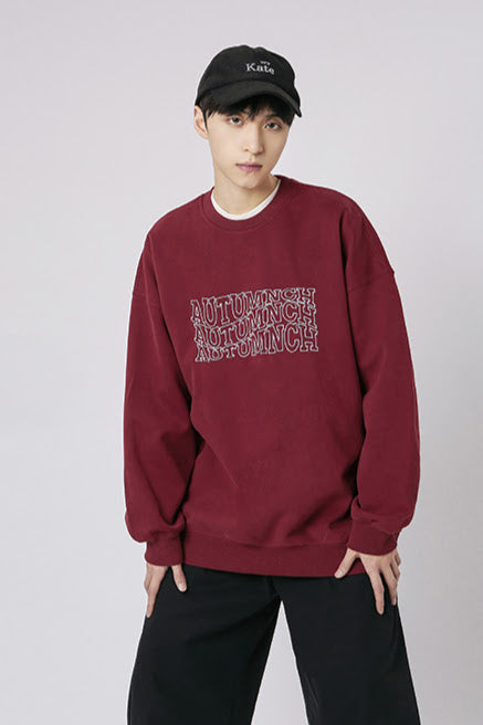 AUTUMNCHプリントスウェット SBA02033