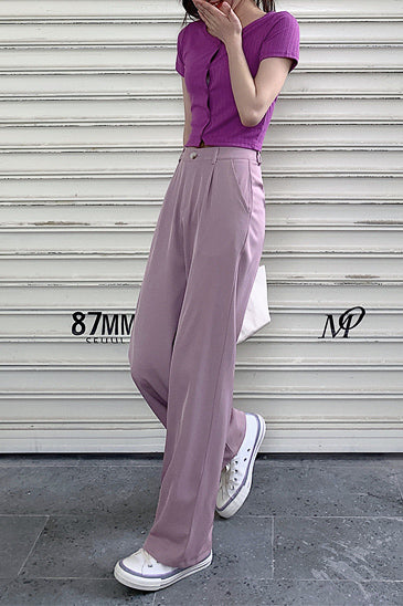 ドレープストレートスラックスパンツ DPB71094
