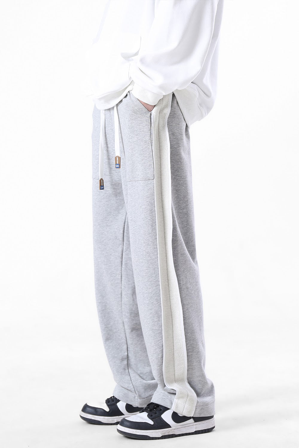 サイドラインストレートパンツ SBA02028