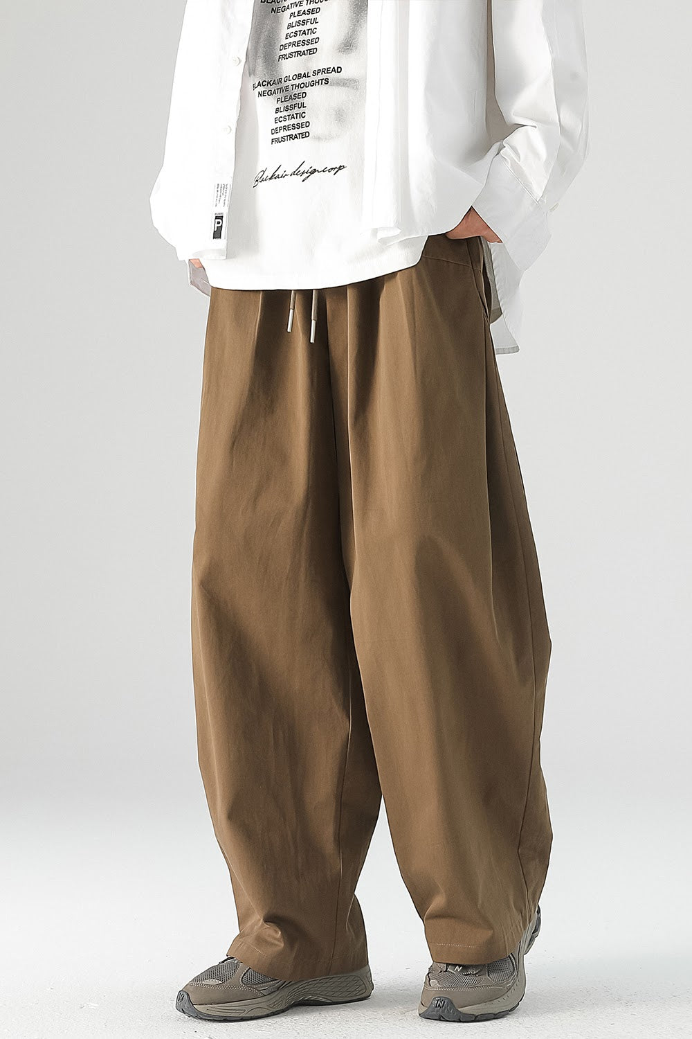 サイドタックワイドパンツ SBA02005