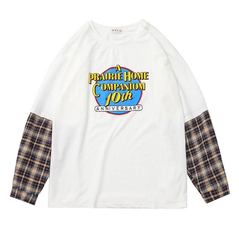 チェックシャツレイヤードTシャツ SPA09166