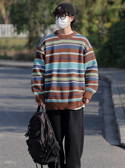 ボーダーニットプルオーバー SBA06007