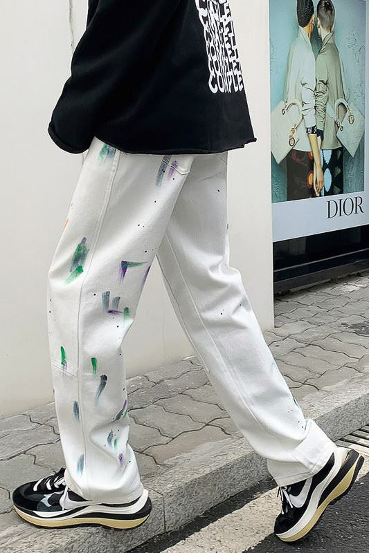 カラフルペイントロングパンツ SPA09047