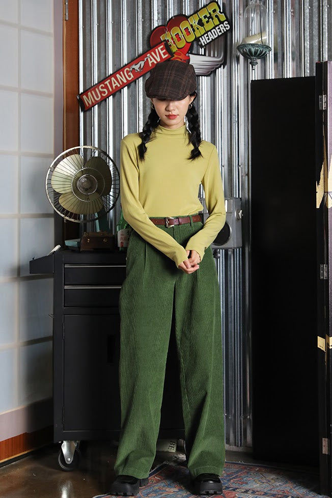 ワイドレッグコーデュロイパンツ DBA11002