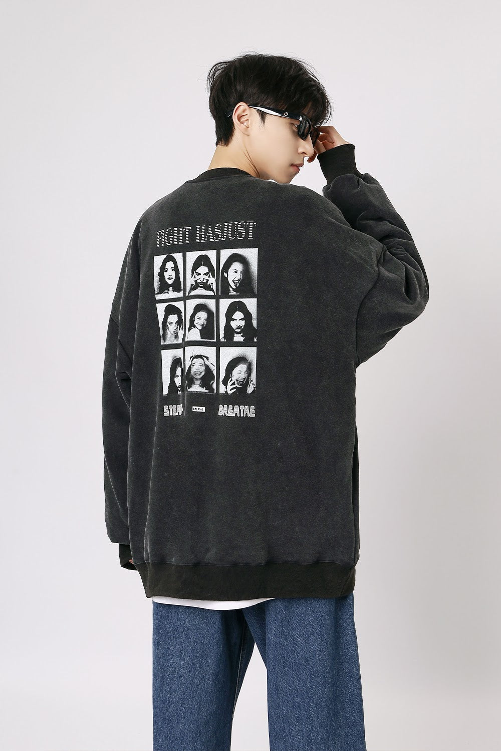 バッグフェイスプリントスウェット SBA02012