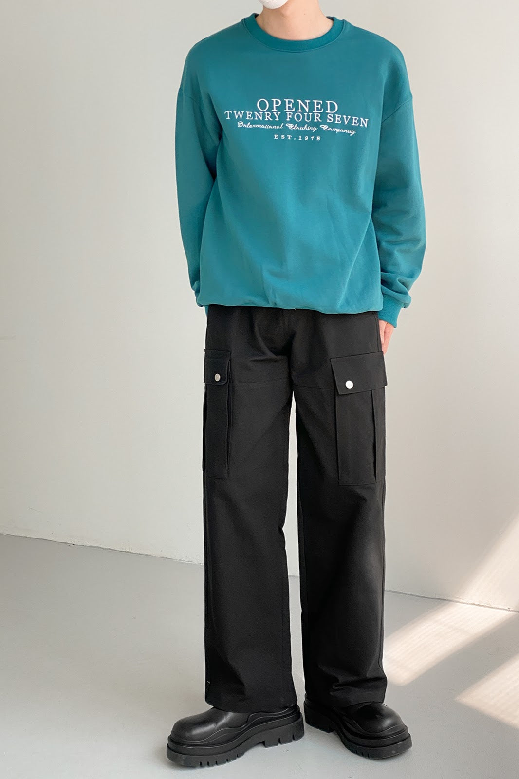 ハイウエストストレートカーゴパンツ SBA03008