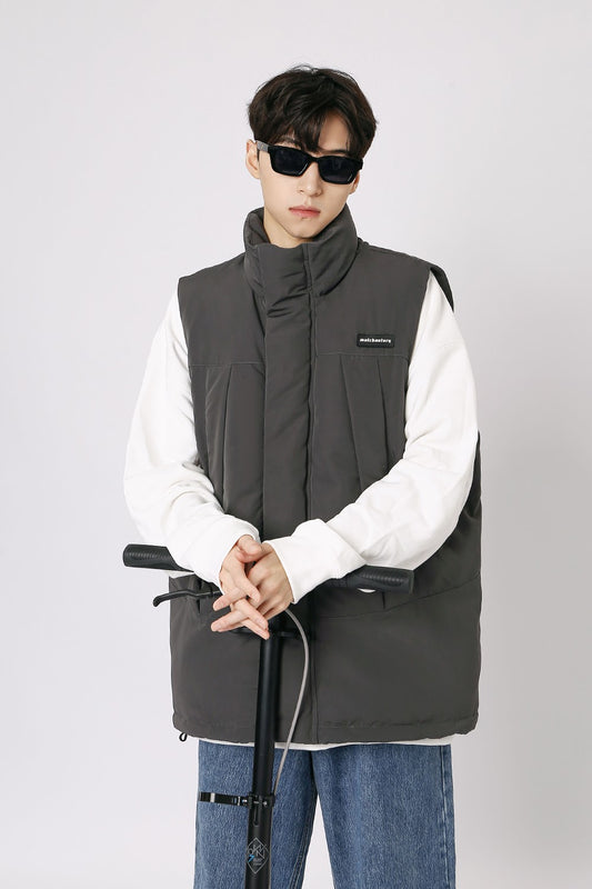 デザインポケットダウンベスト SBA02041