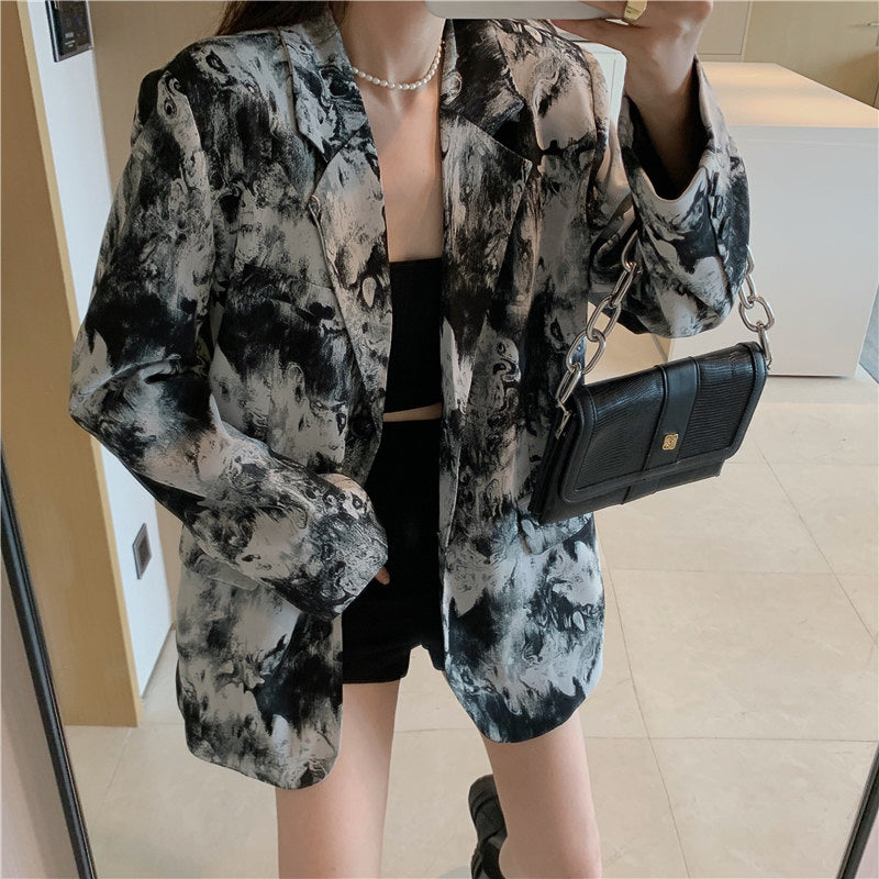 タイダイモノトーンカジュアルジャケット DPB71113