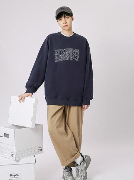 AUTUMNCHプリントスウェット SBA02033