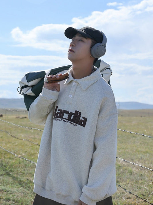 襟付きプルオーバースウェット SBA01030