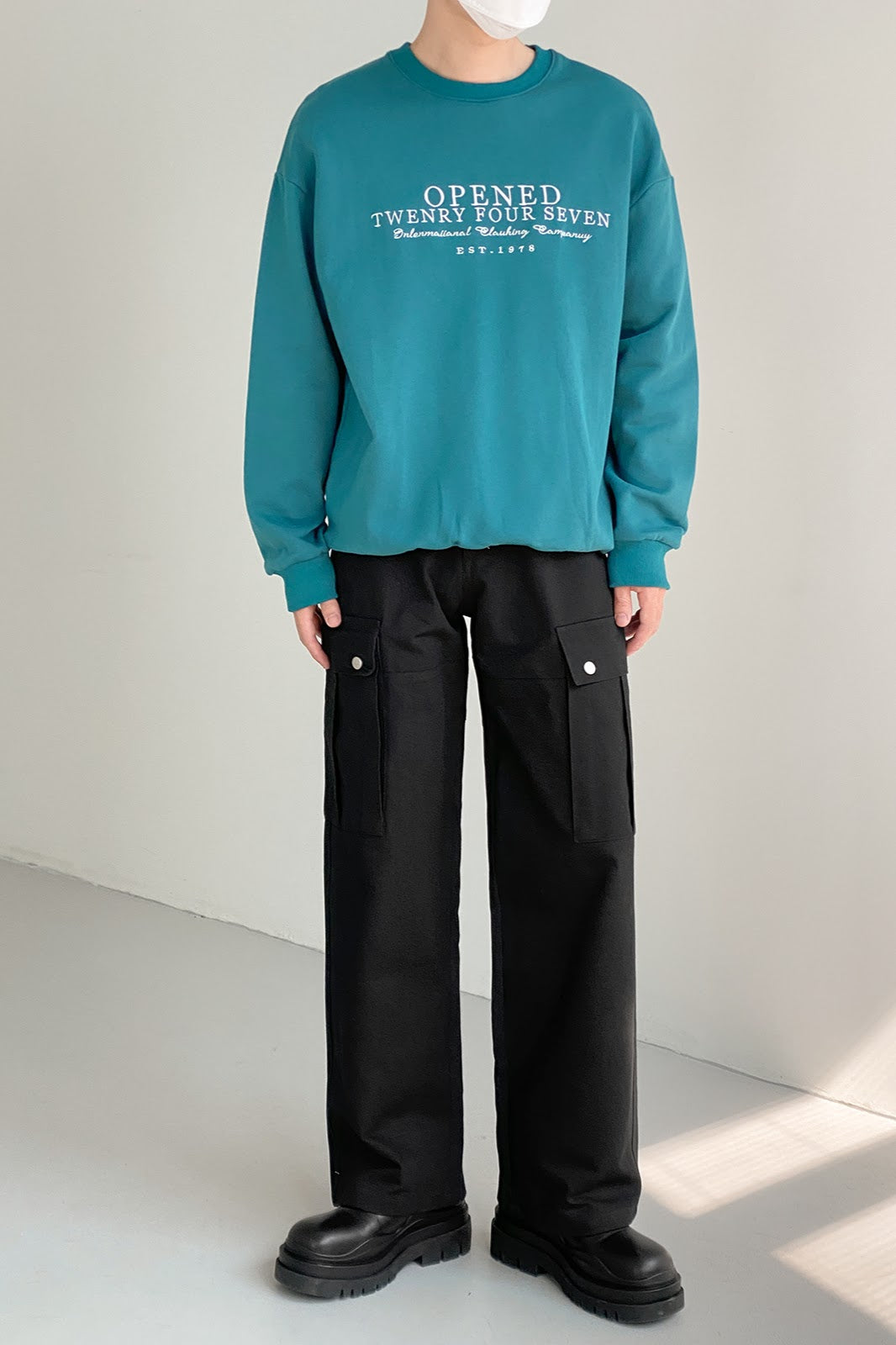 ハイウエストストレートカーゴパンツ SBA03008