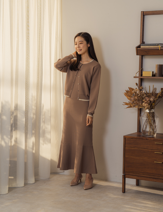 アンサンブルニットワンピース