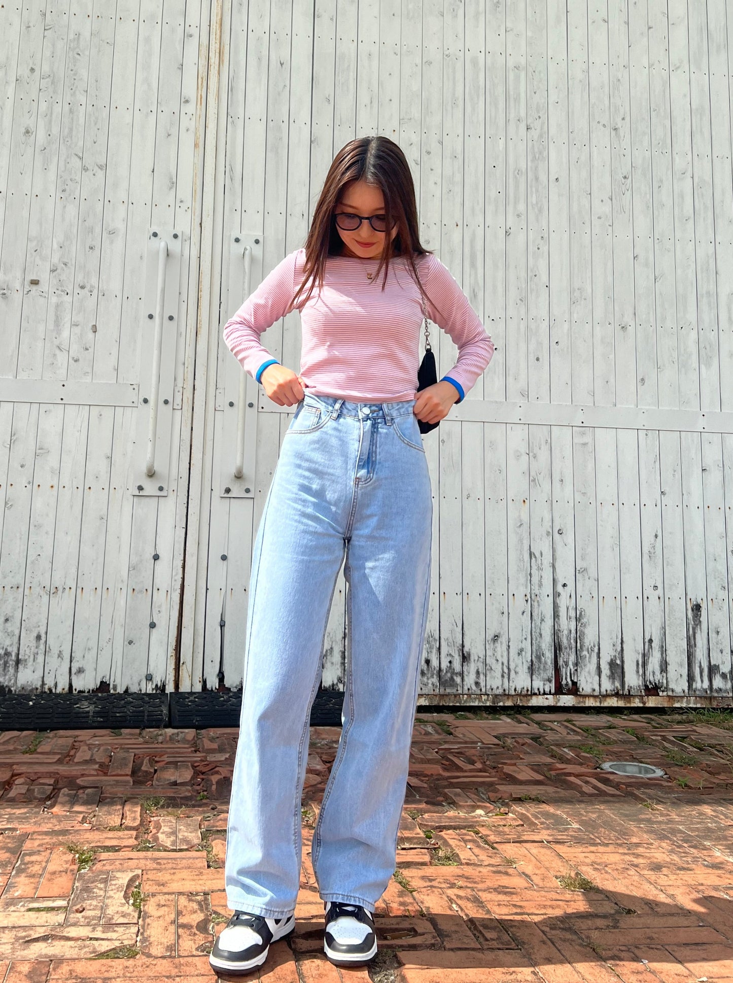 ボーダーロングTシャツ DPA30267