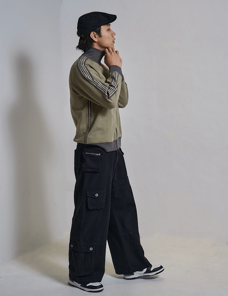Double pocket track jacket