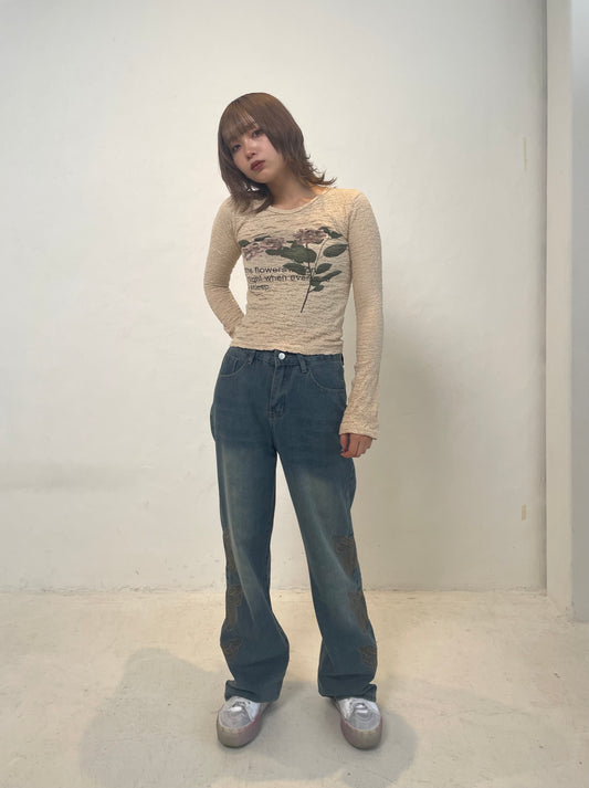 クレープフィットスリーブトップス DPA20273