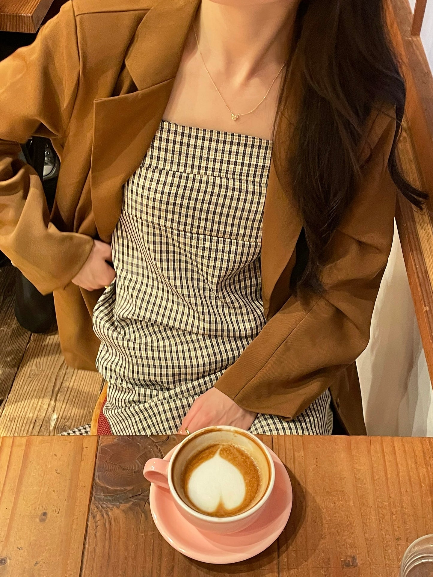 グレーチェックキャミワンピース CPA20052