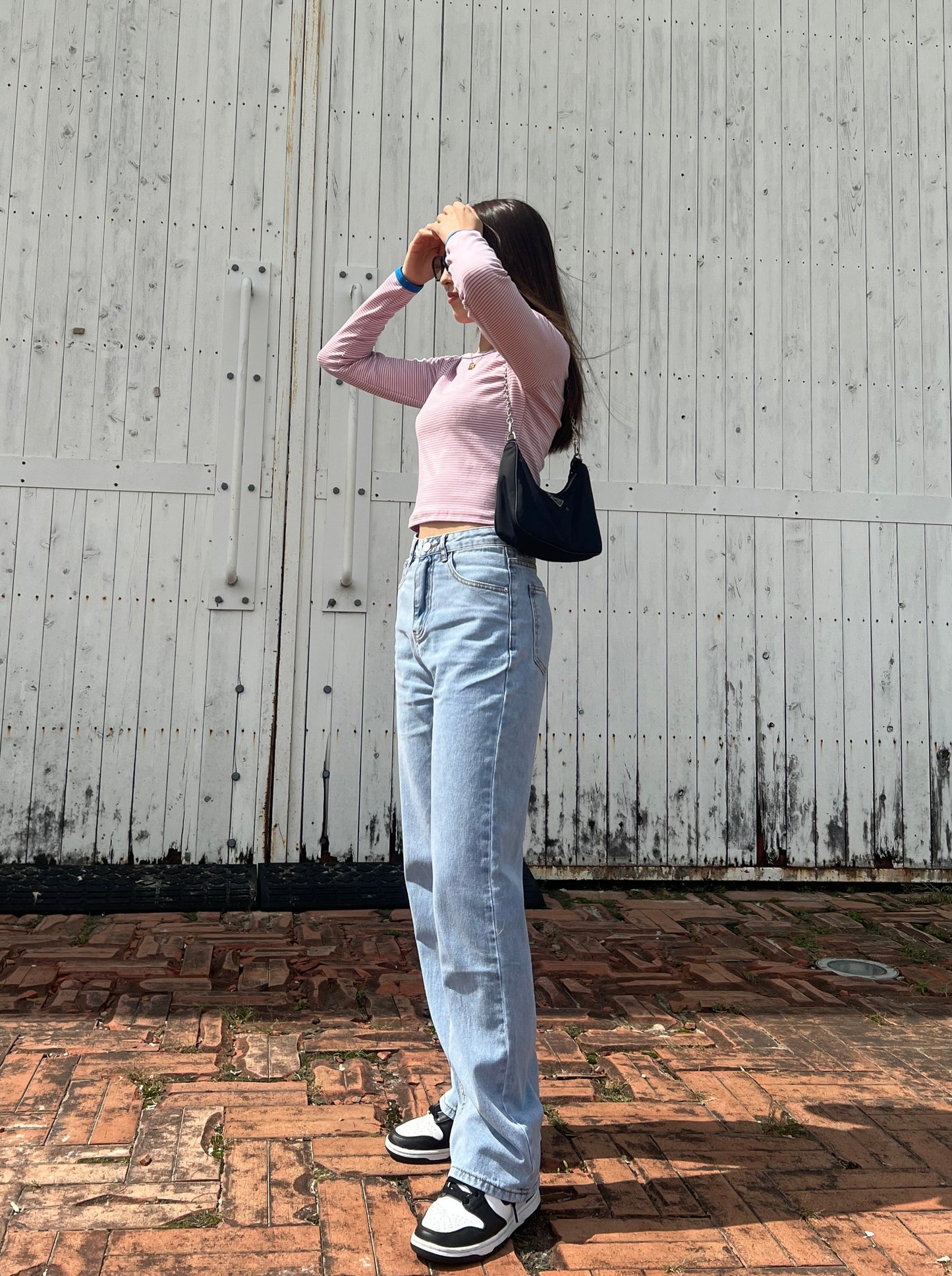 ボーダーロングTシャツ DPA30267