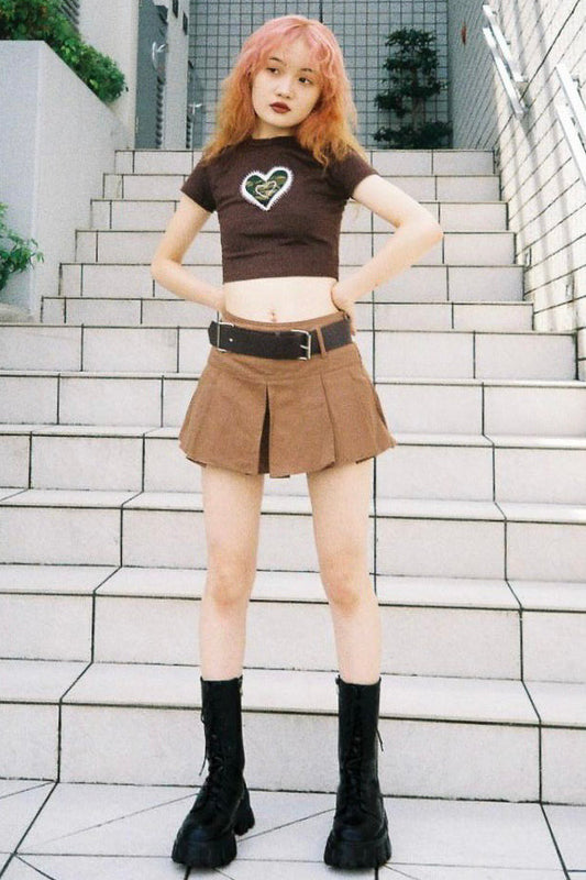 Aラインプリーツスカート DPA01027