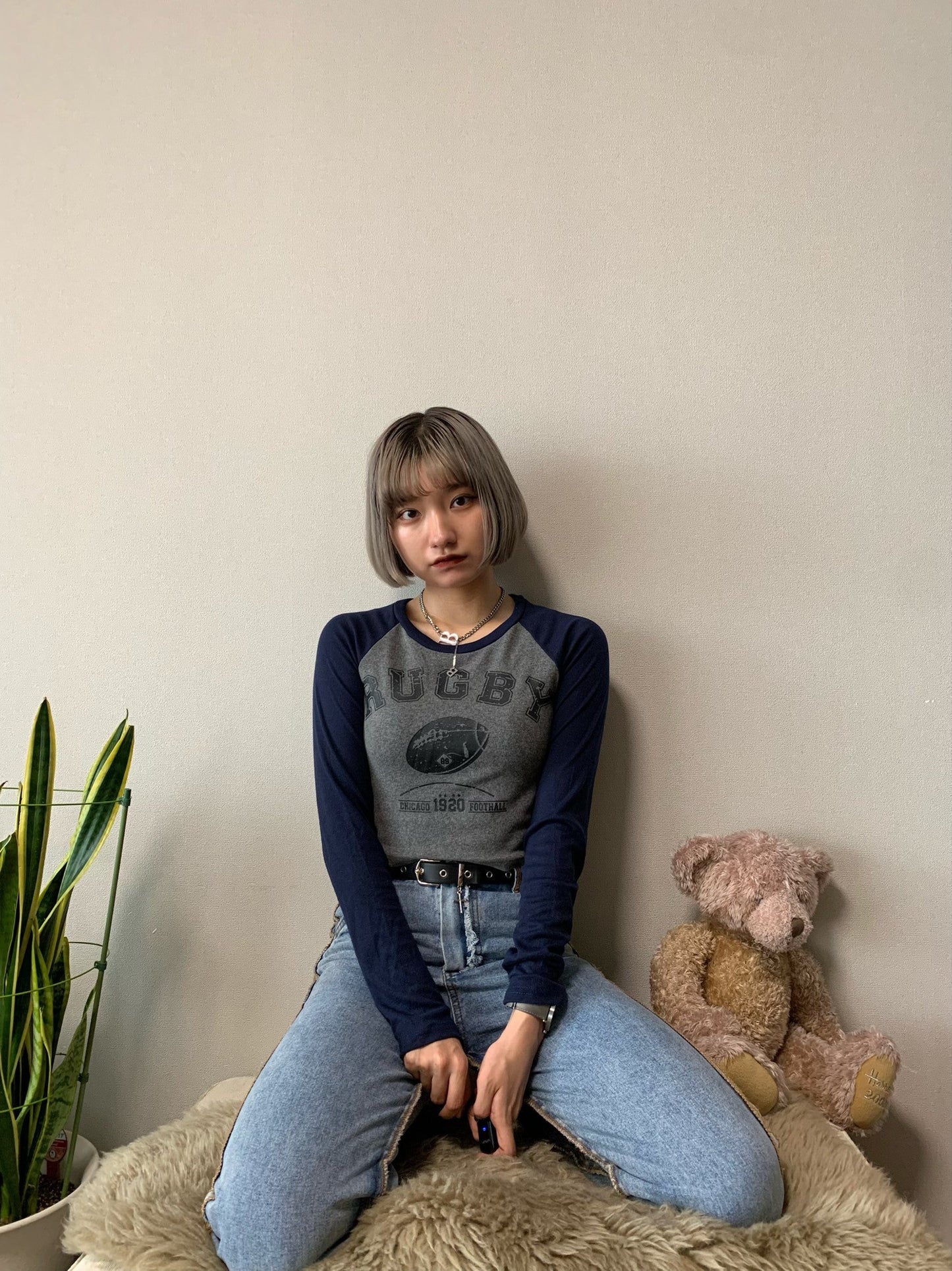 ラグビーロングTシャツ DPA02019