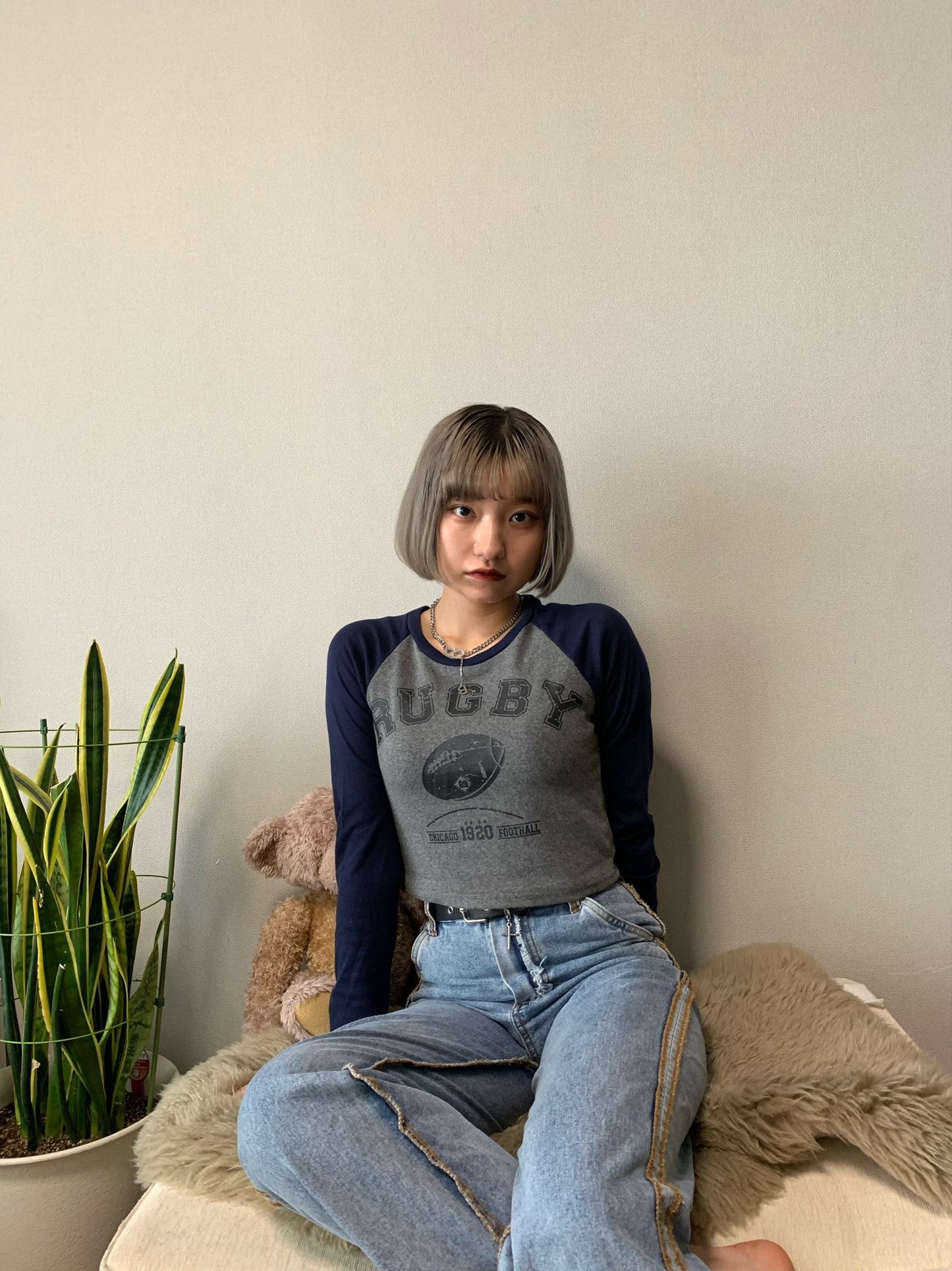 ラグビーロングTシャツ DPA02019