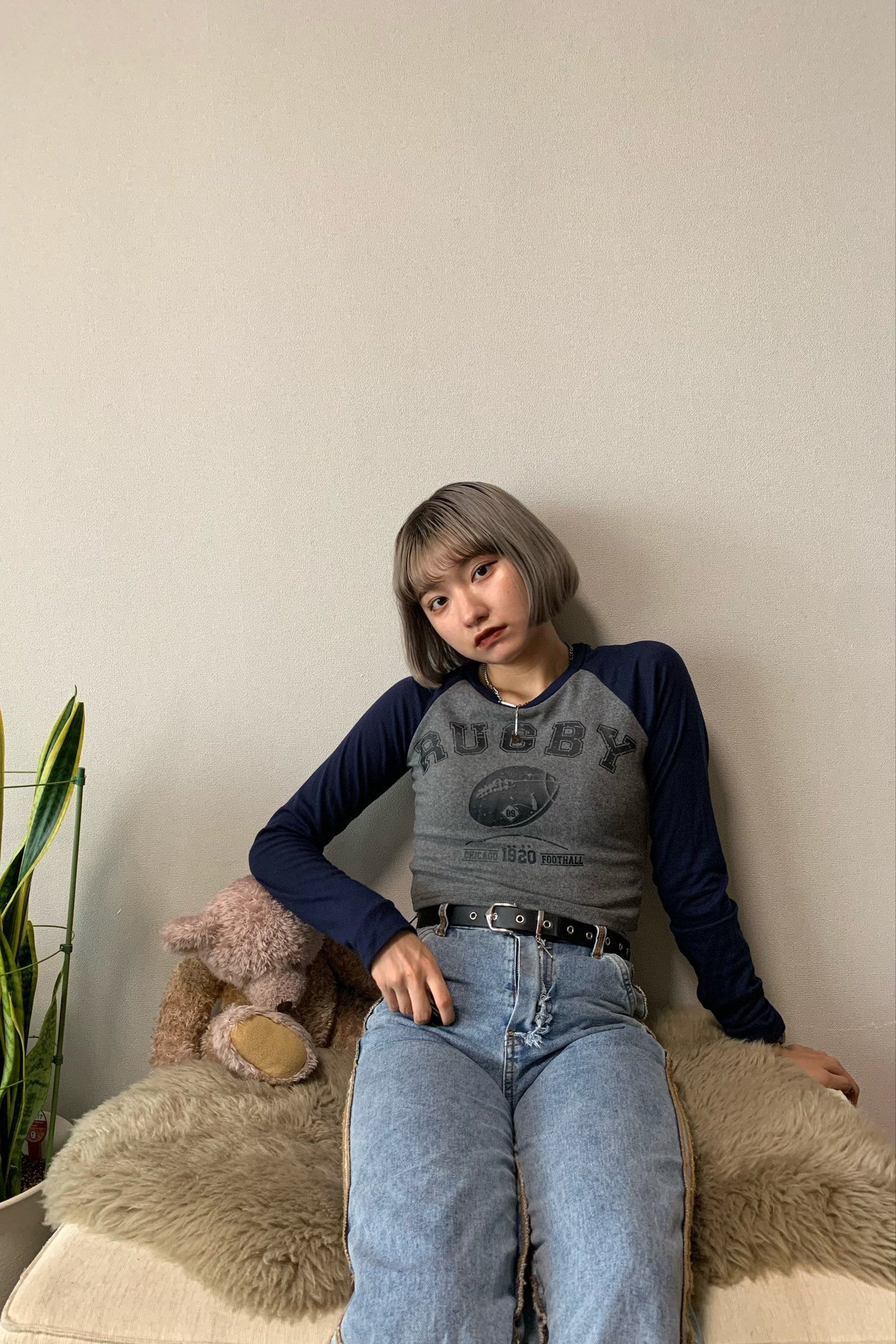 ラグビーロングTシャツ DPA02019