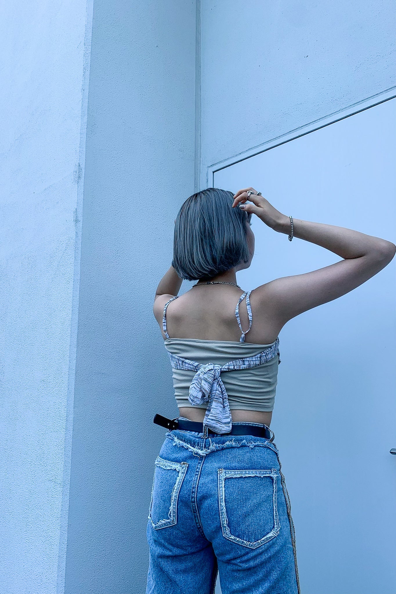 メランジプリントキャミソール DPA02012