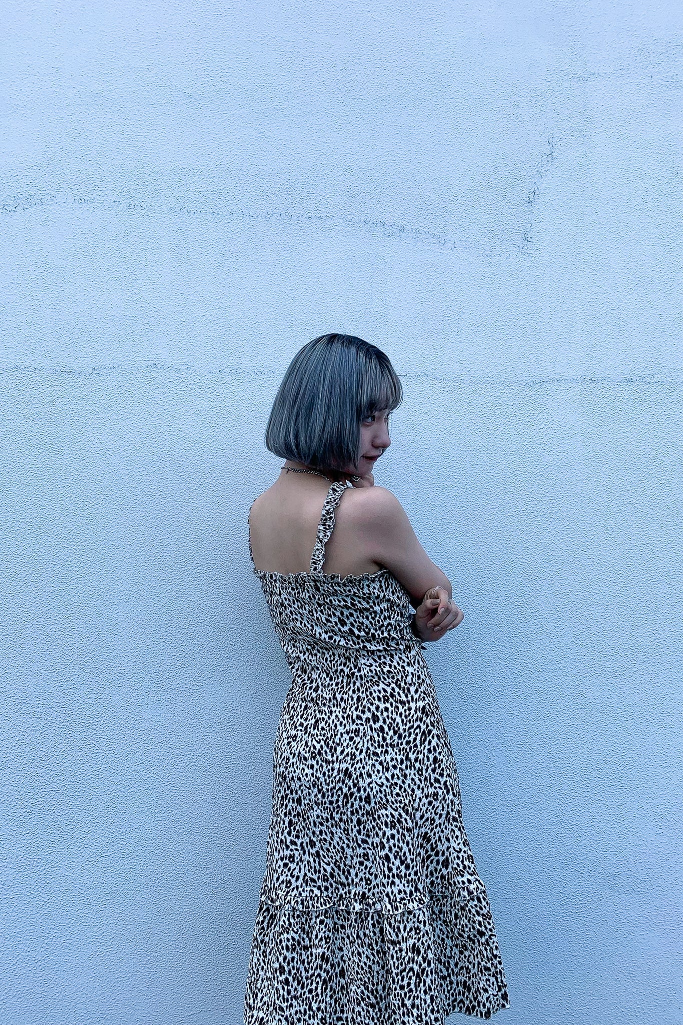 レオパードプリントワンピース DPA02009