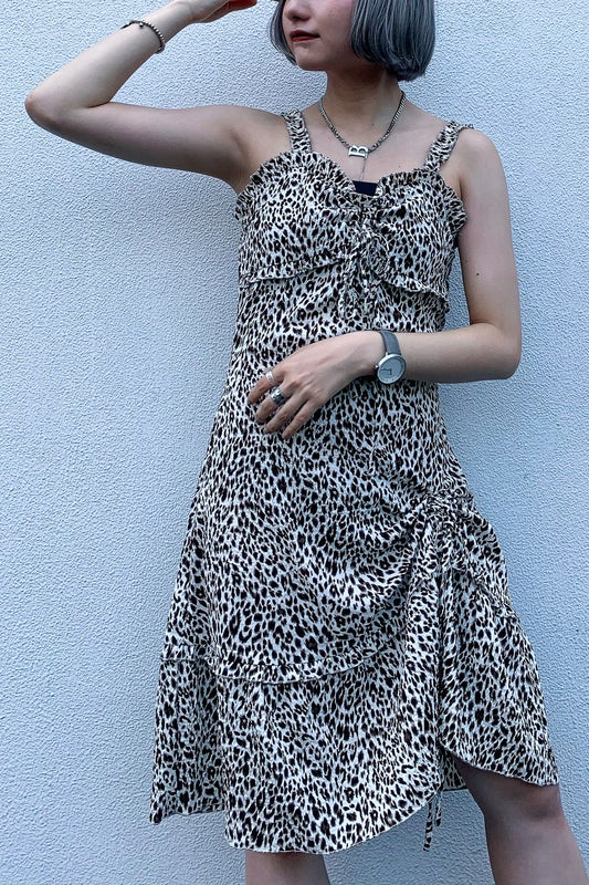 レオパードプリントワンピース DPA02009