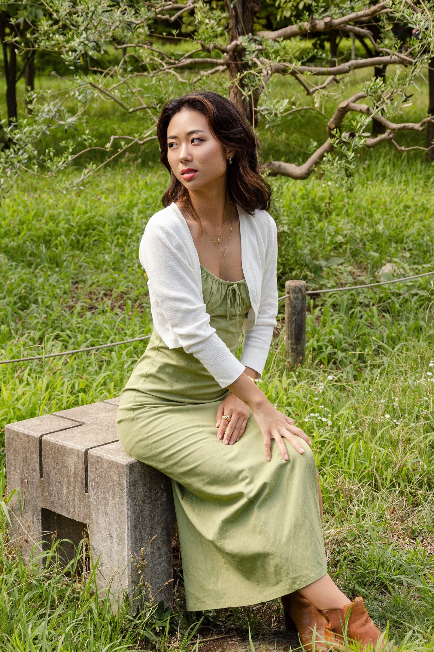 ショート丈ニットカーディガン DPA94012