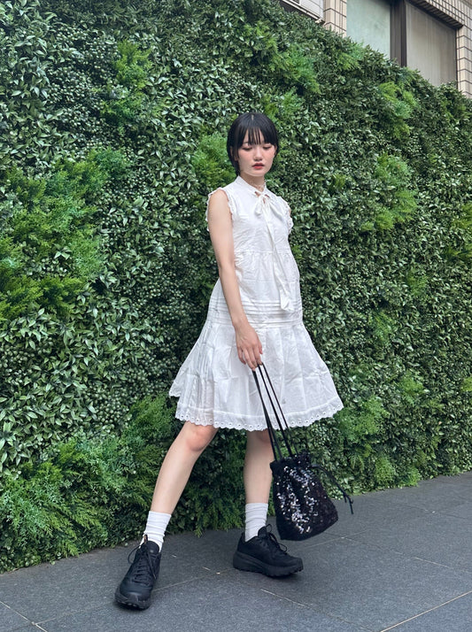 フリルプリーツワンピース DPA43211