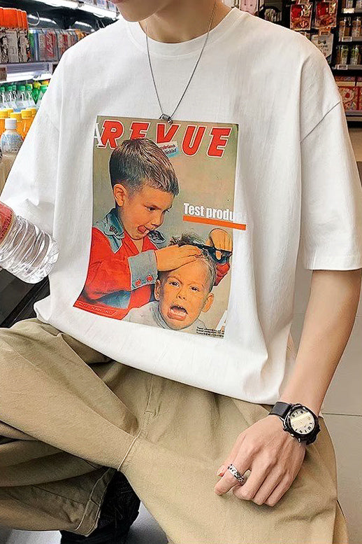 REVUEロゴTシャツ SPA09006
