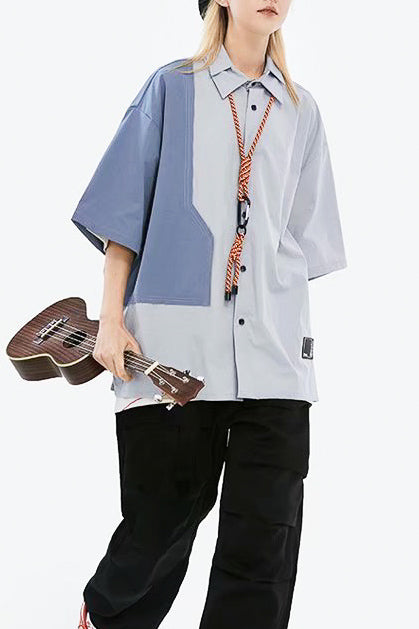 コントラストカラーシャツ SPA09059