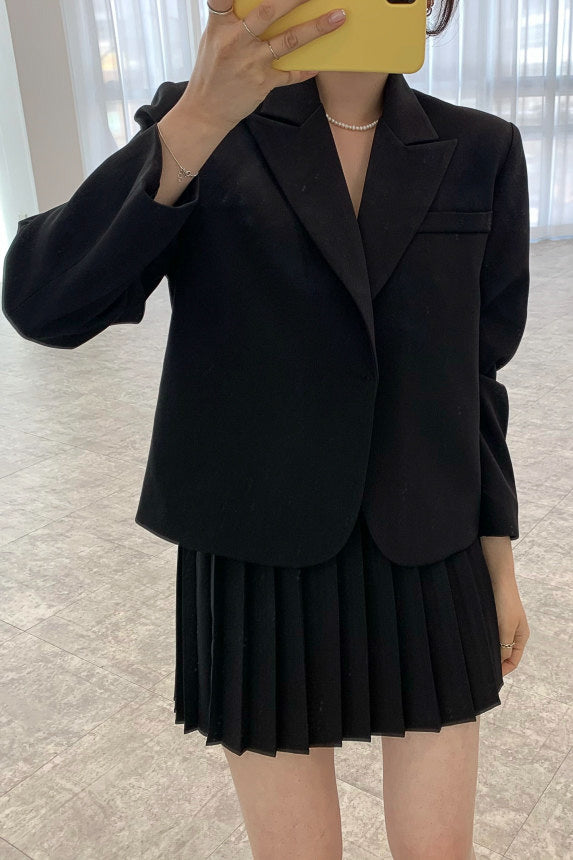 プレーンスーツプリーツスカート DPB71101