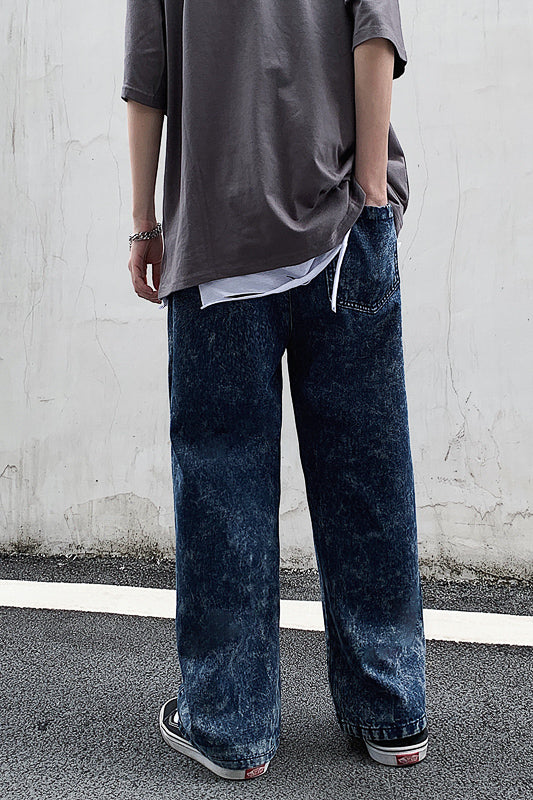 ウォッシュドストレートデニムパンツ SPA09021