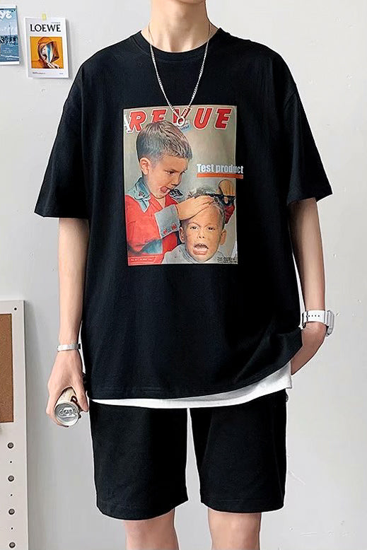 REVUEロゴTシャツ SPA09006