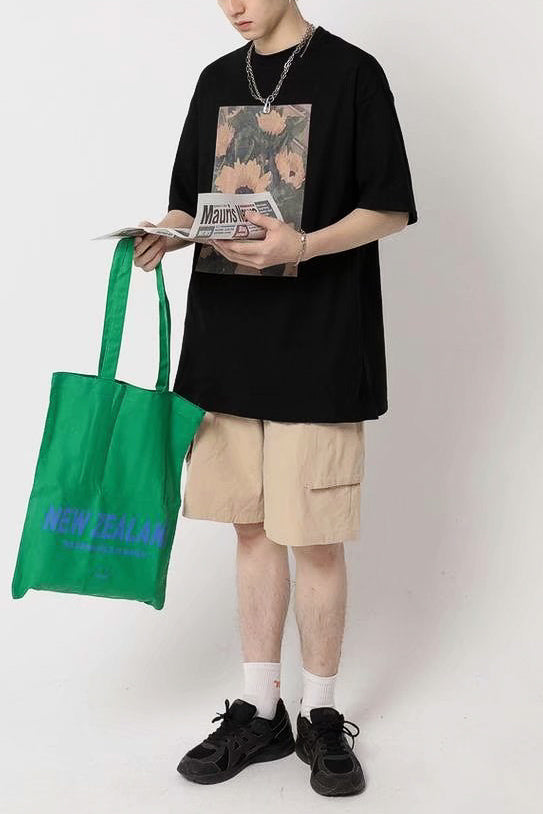 ヒマワリプリントTシャツ SPA09208