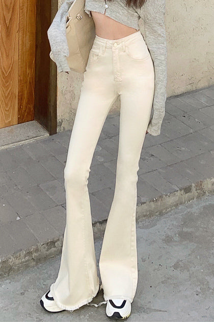 スリムハイウエストフレアパンツ DPB71246