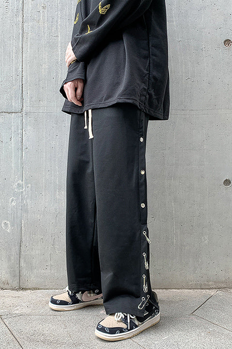 スリットピンデザインワイドパンツ SPA09143