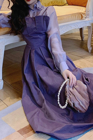 バイオレットジャンパースカート DPB71156