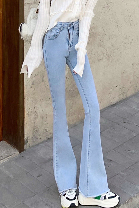 スリムハイウエストフレアパンツ DPB71246
