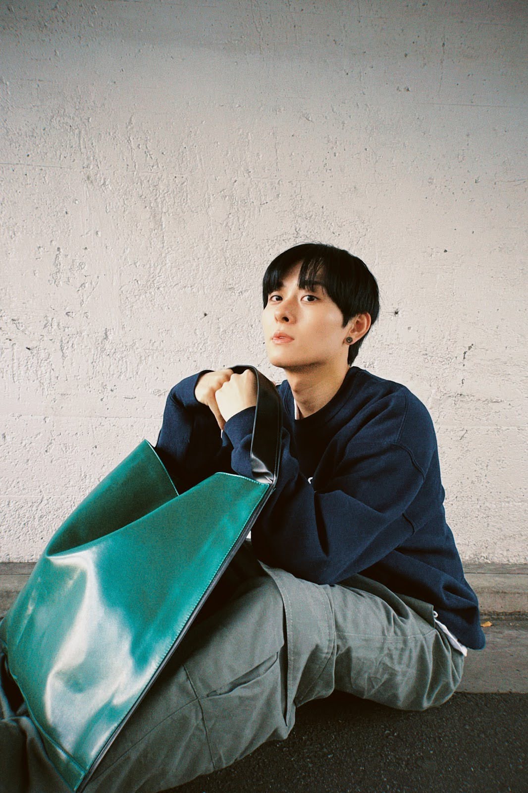 グリーンレザートート SPA02042