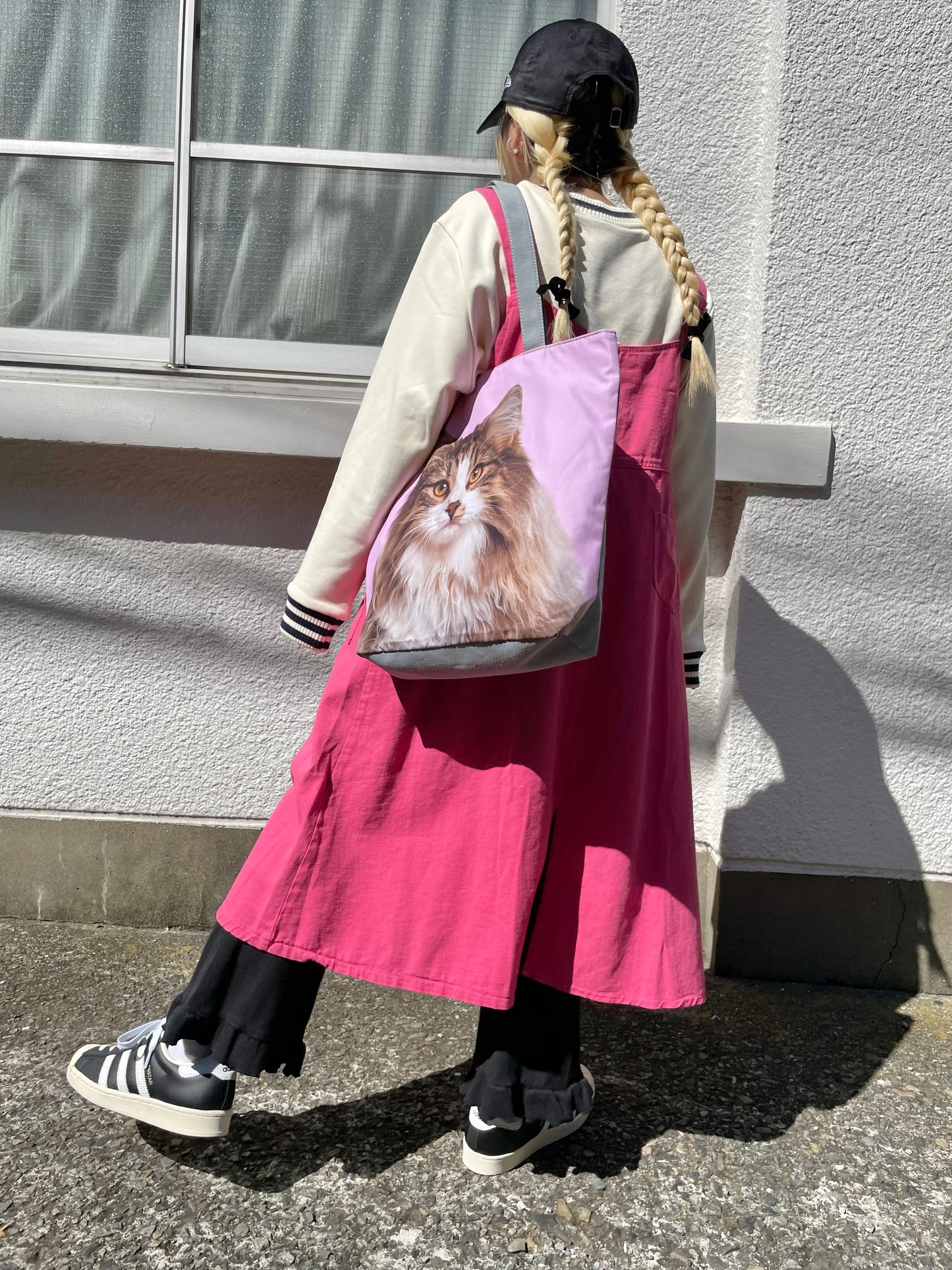 キャットプリントトートバッグ DPB58017