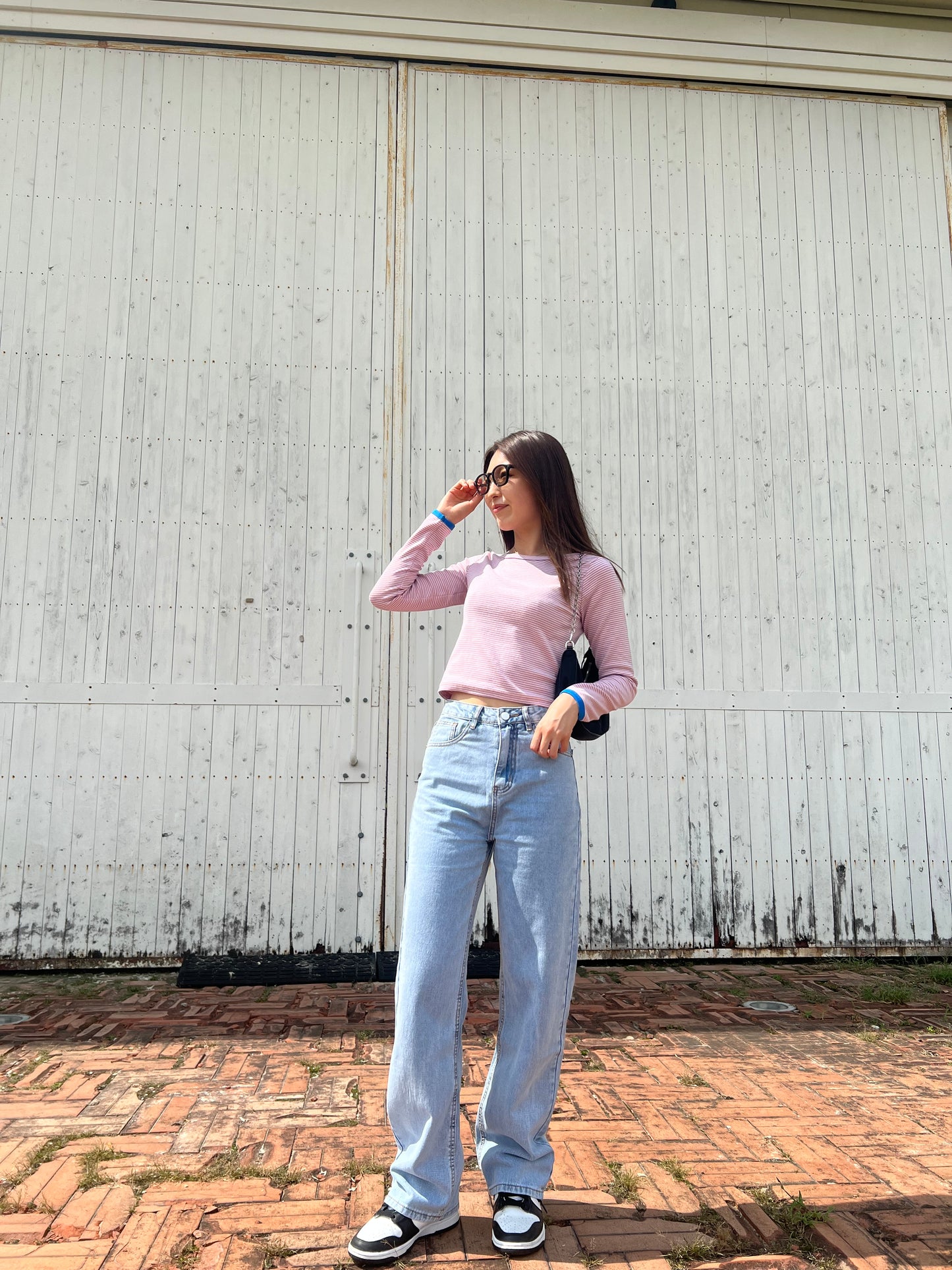 ボーダーロングTシャツ DPA30267