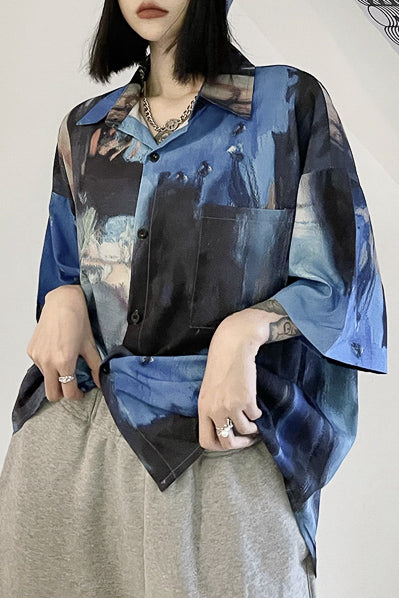 アートデザインハーフシャツ SPA09013