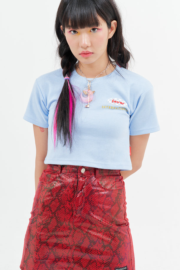 スモールチェッククロップTシャツ DBA01206